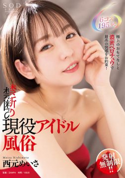 【SODSTAR】極上のおもてなしと濃密ベロチュウで最高の快感をお約束！発射無制限！！禁断の現役アイドル風俗 6コス195分！！西元めいさ(1stars00589)(女優：西元めいさ（にしもとめいさ）)